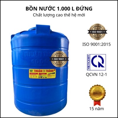 Bồn nước 1000L đứng Thuận Thành