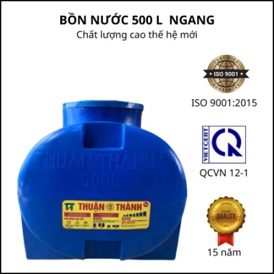 Bồn nước 500L ngang Thuận Thành